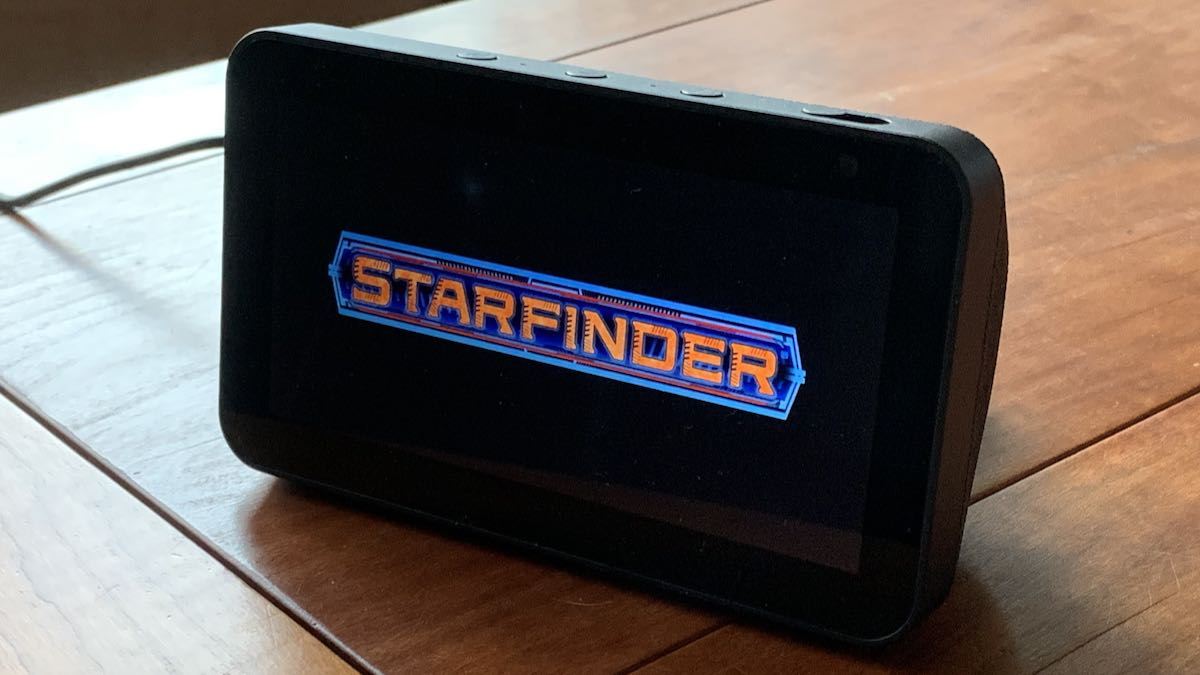 Echo Show 5 Playing Starfinder Skill