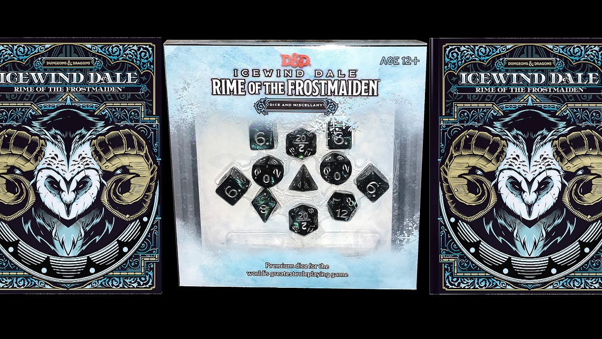 D&D Icewind Dale: Rime of the Frostmaiden Dice & Miscellany is Out Now