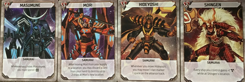 samurai mech cards
