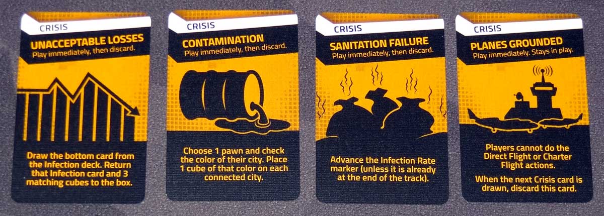 Pandemic: HotZone—North America crisis cards