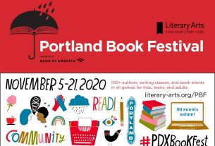Portland Book Festival banner