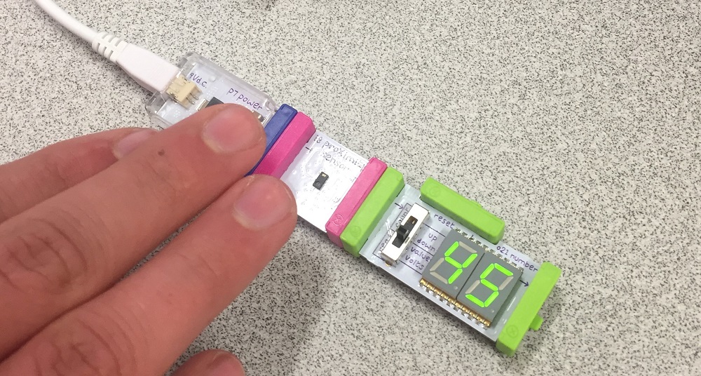 number Bit and proximity sensor circuit