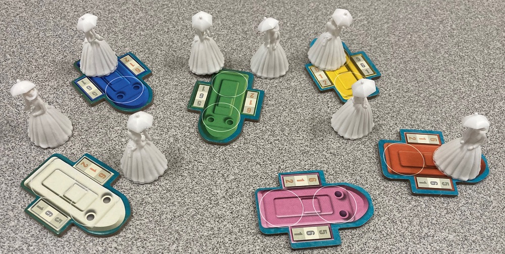 passengers and boat tokens