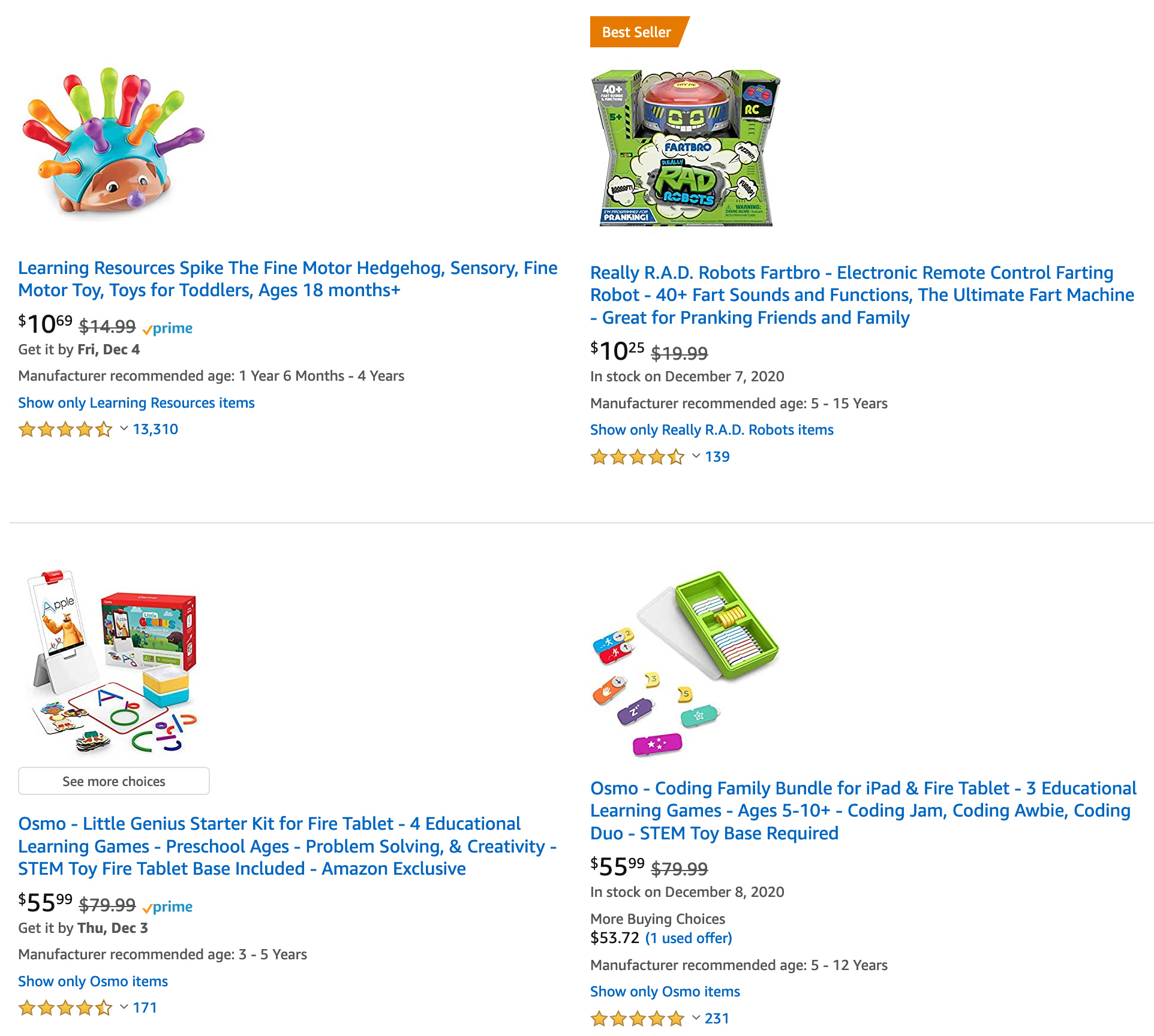 Geek Daily Deals 120120 STEM deals