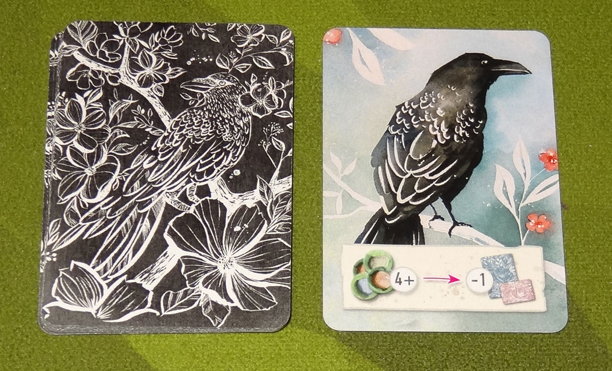 Floriferous Crow cards