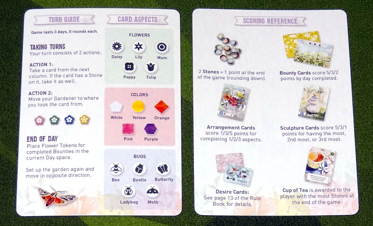 Floriferous reference cards