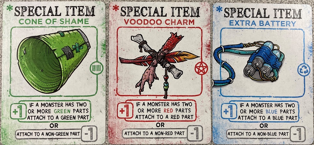 special item cards