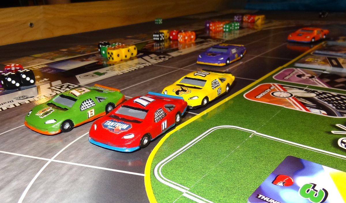 Thunder Rolls - cars on racetrack