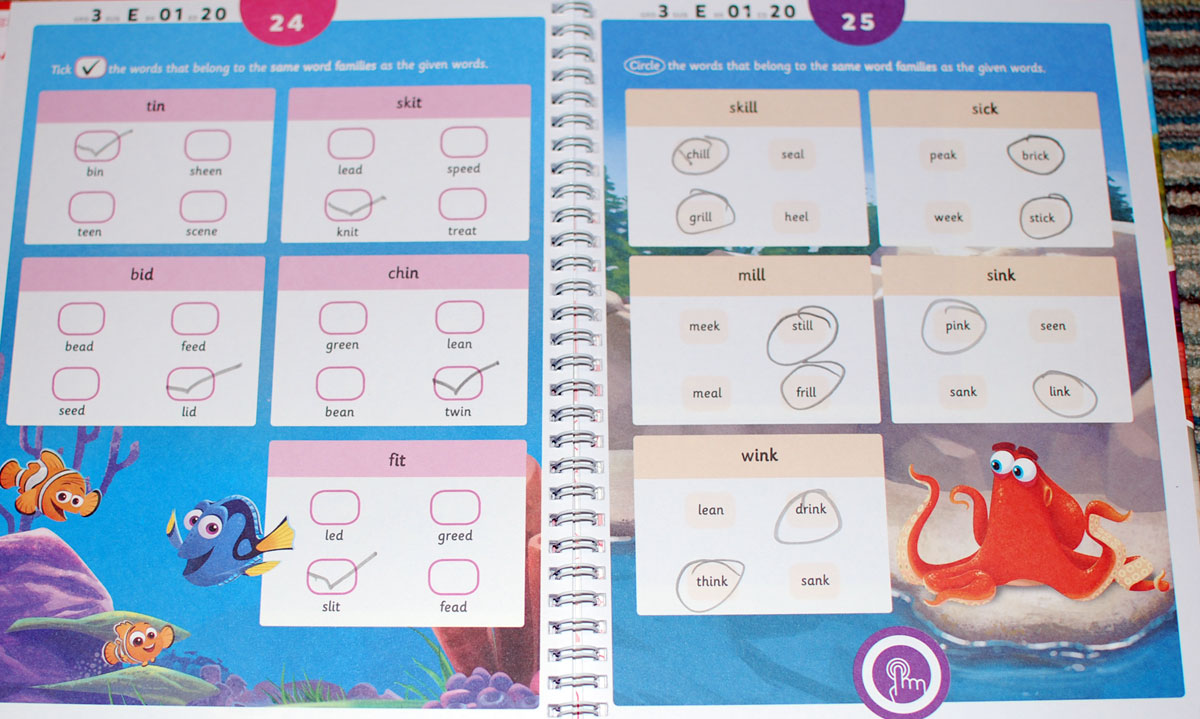 Byju reading worksheet