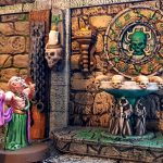 Castle interior w/ necromancer