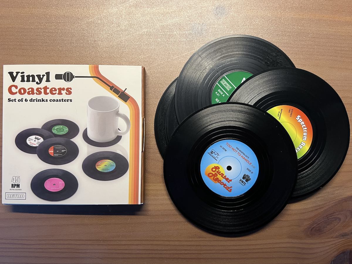 Dirty and Scratched record coasters review