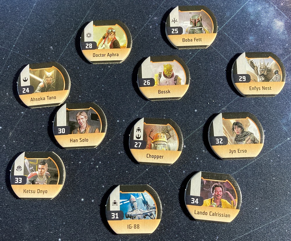 orange contact tokens