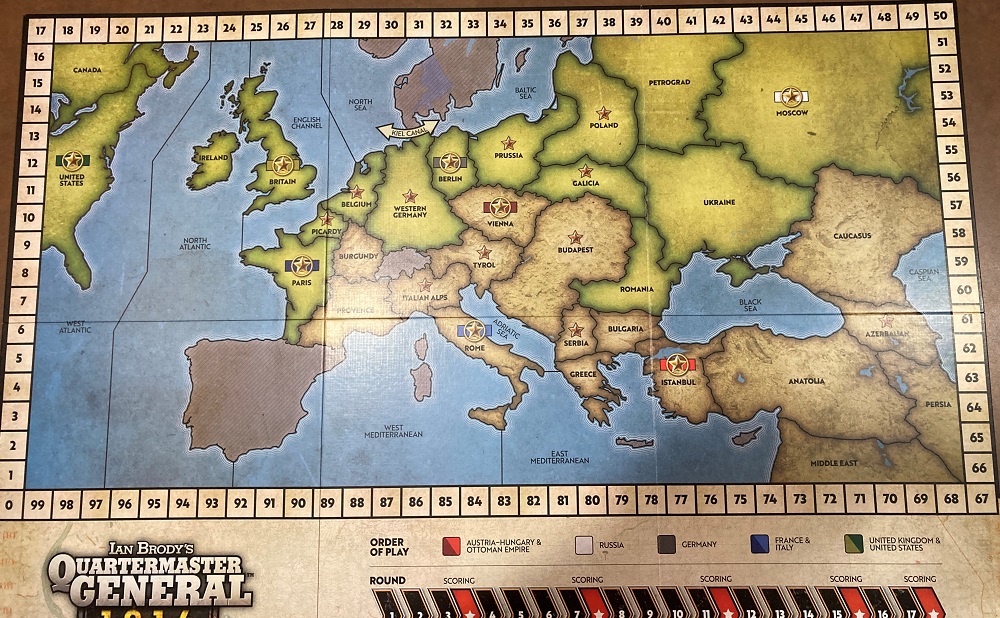 the game board