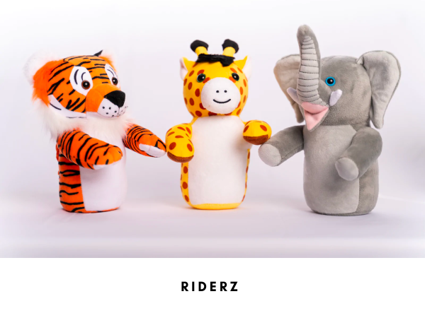 Riderz cupholder plushie