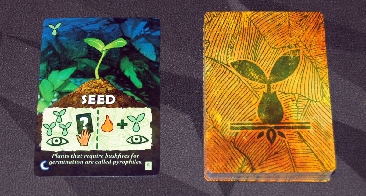 Canopy seed card and seed deck