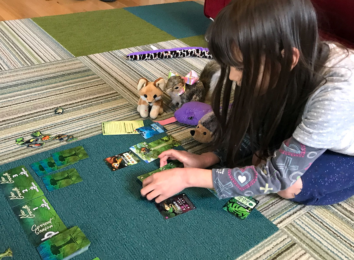 Daughter playing Canopy