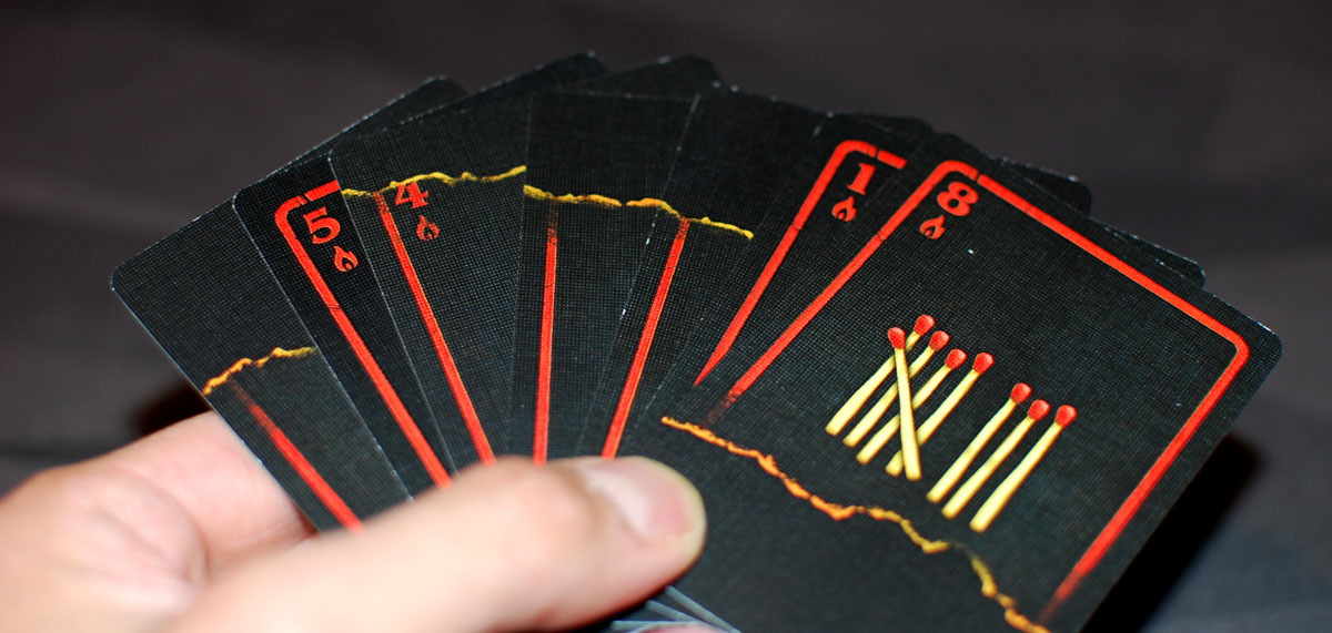 Matches handful of cards