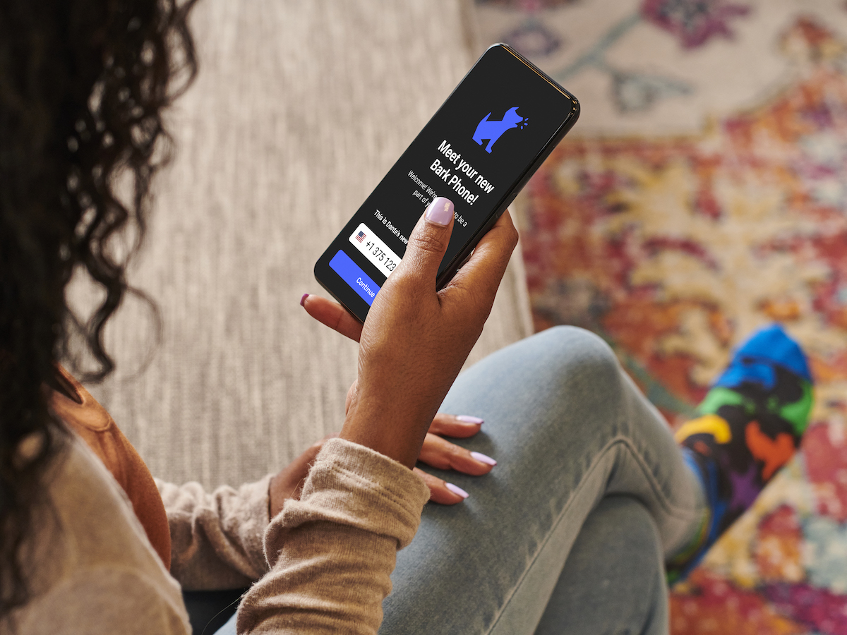 The Bark Phone is a smart phone that helps keep your kids safe and it looks like a “normal” phone because it is.