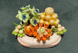 Orange Succulent Planter