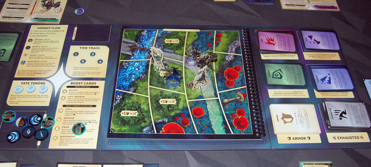 Kinfire Chronicles game in progress