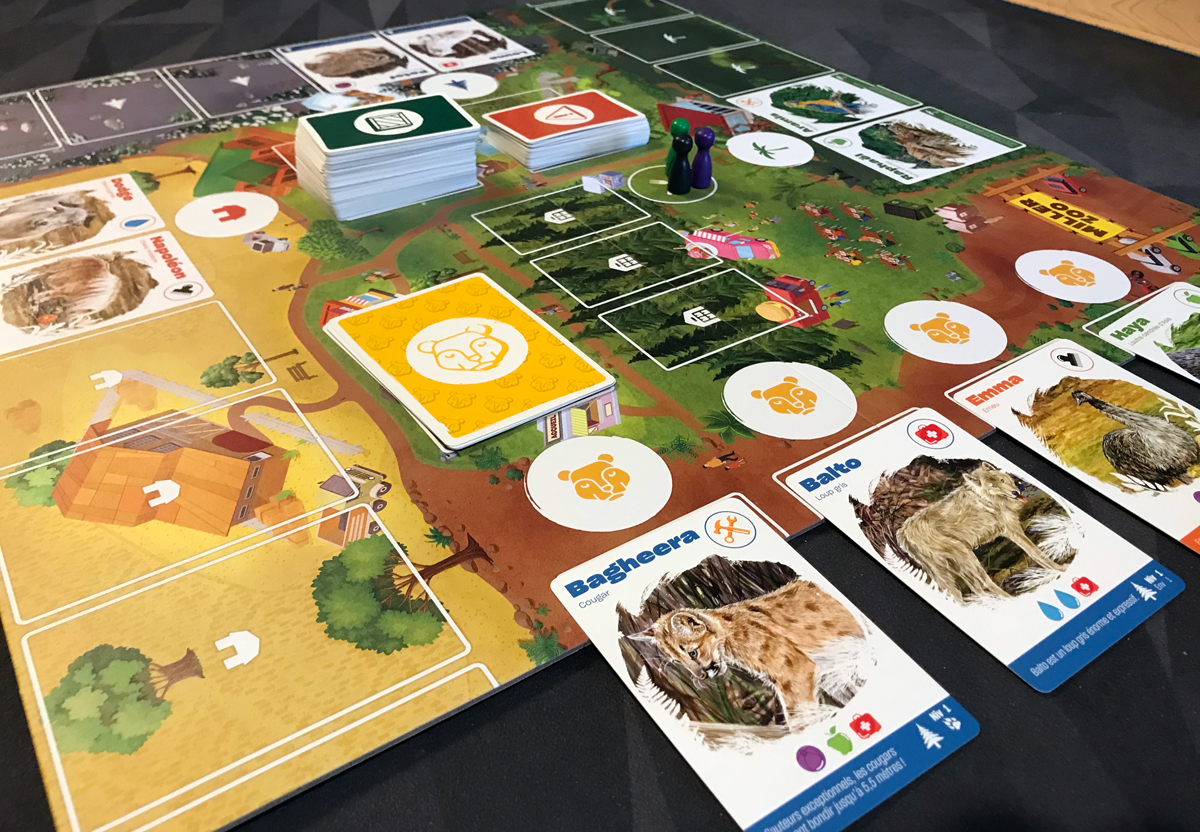 Miller Zoo 3-player game in progress