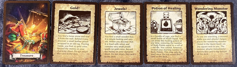 treasure cards