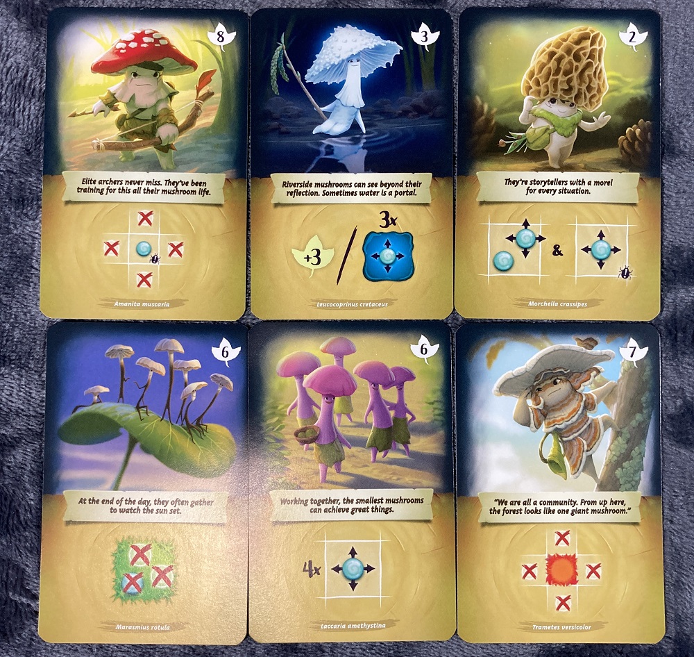 six basic cards