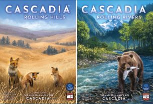 Cascadia: Rolling Hills and Rolling Rivers box covers