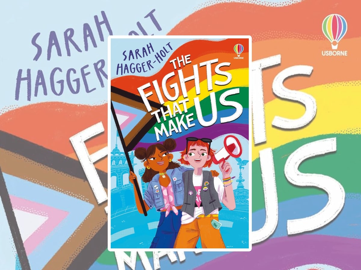 Fights that make us cover on pride banner background