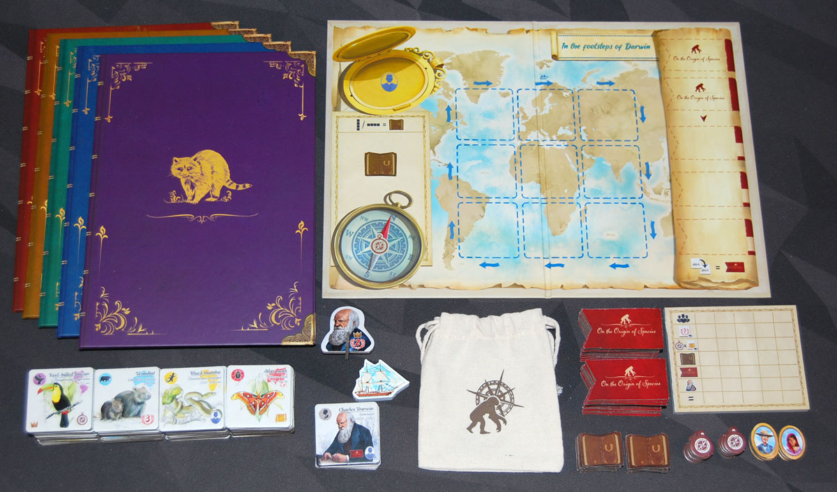 In the Footsteps of Darwin components