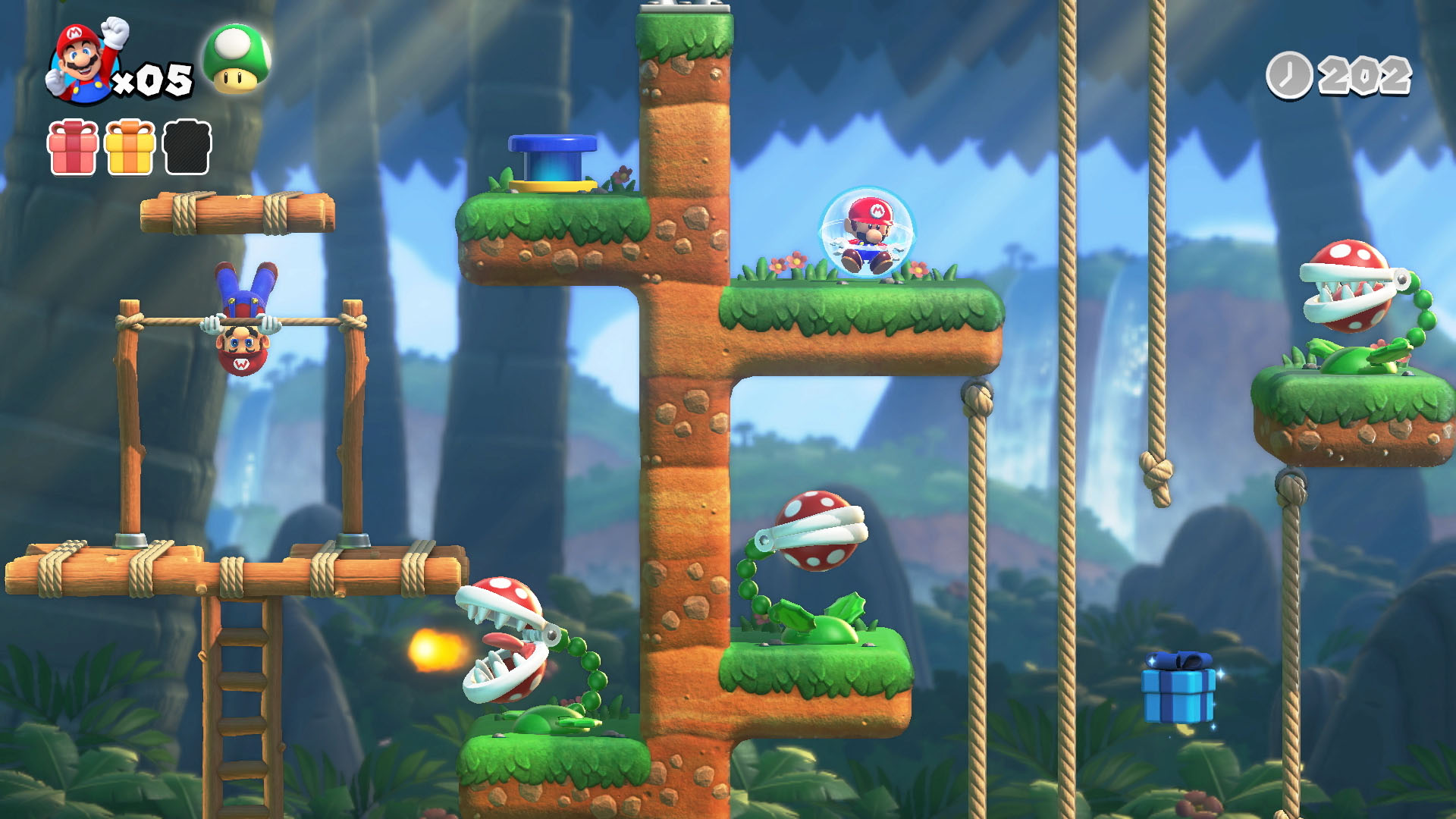 Mario vs. Donkey Kong climbing