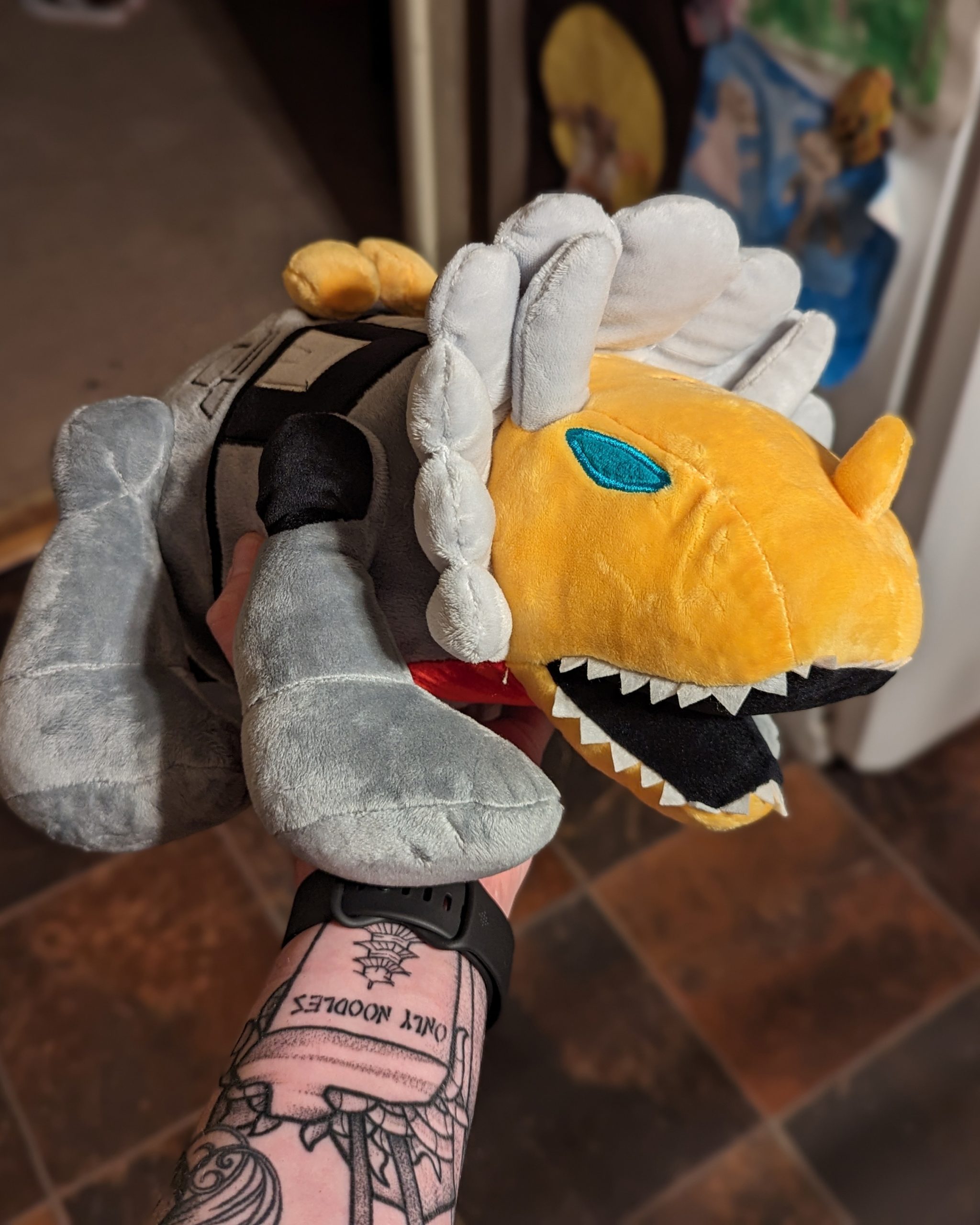 Dinobot Slug Plush by Symbiote Studios