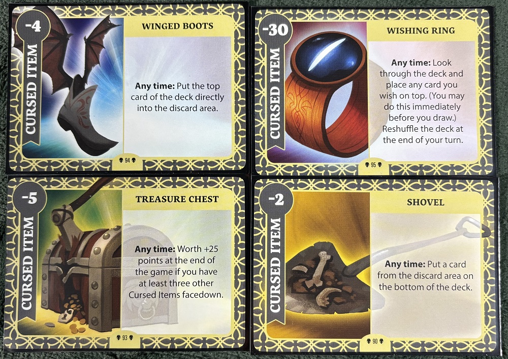 cursed item cards