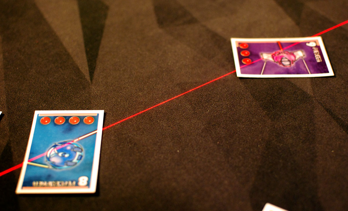 Light Speed using laser line