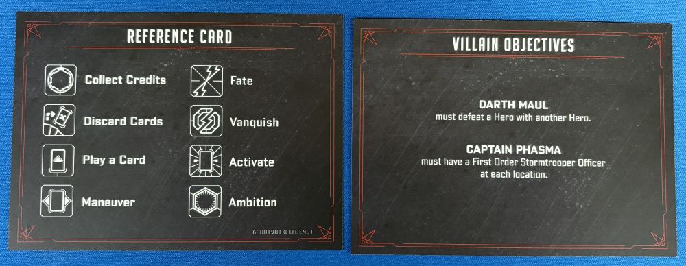 reference cards