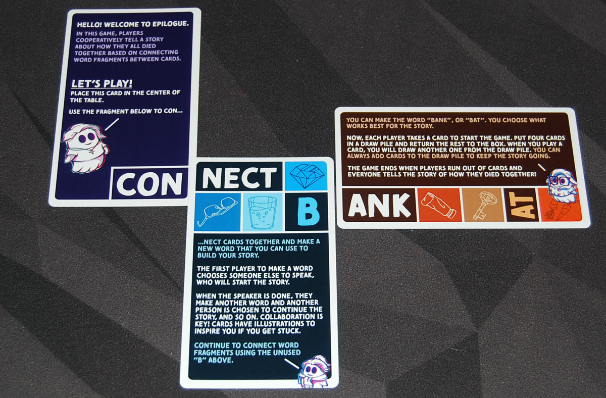 Epilogue how to play cards