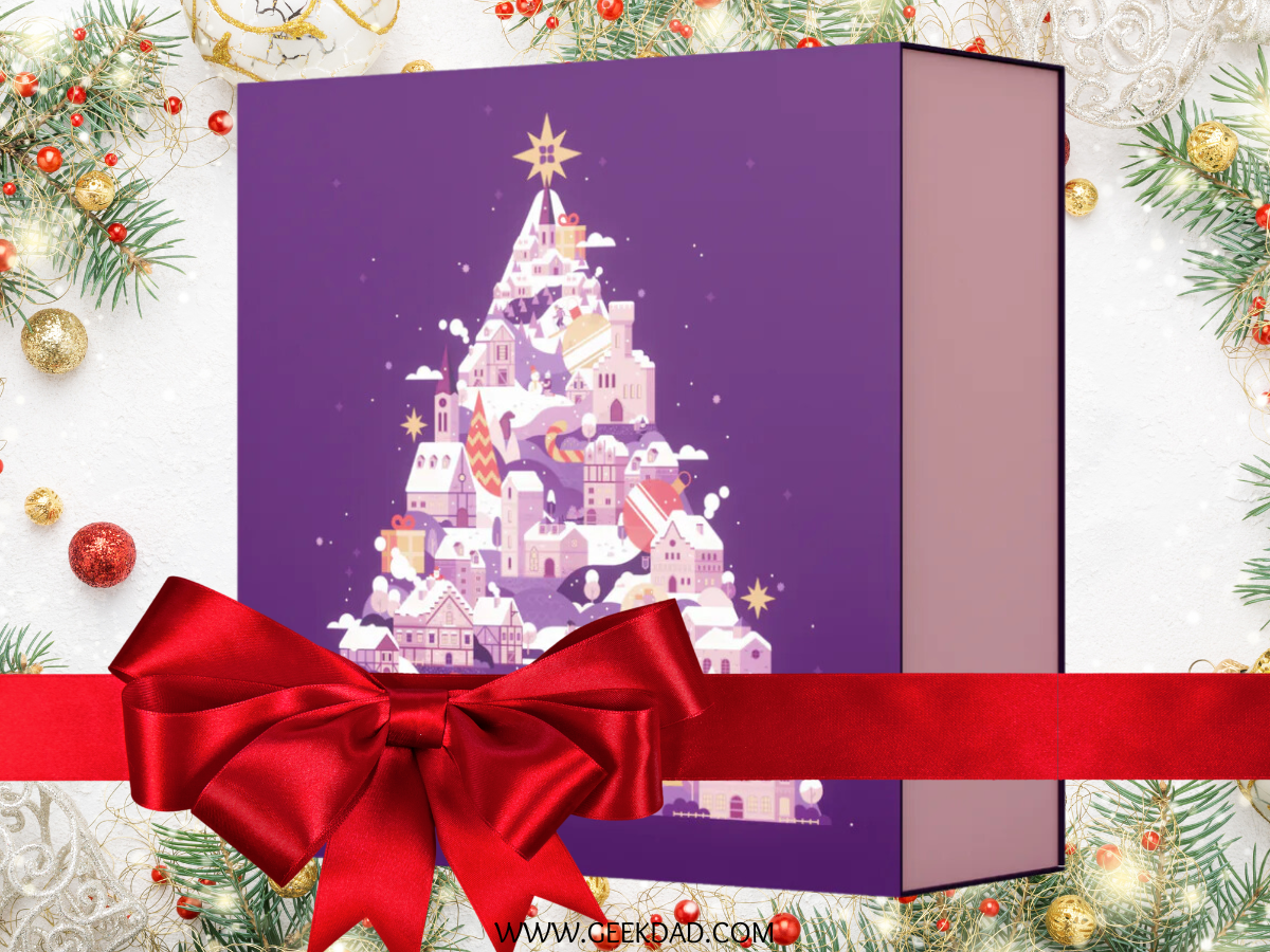 Waterdrop advent calendar purple box