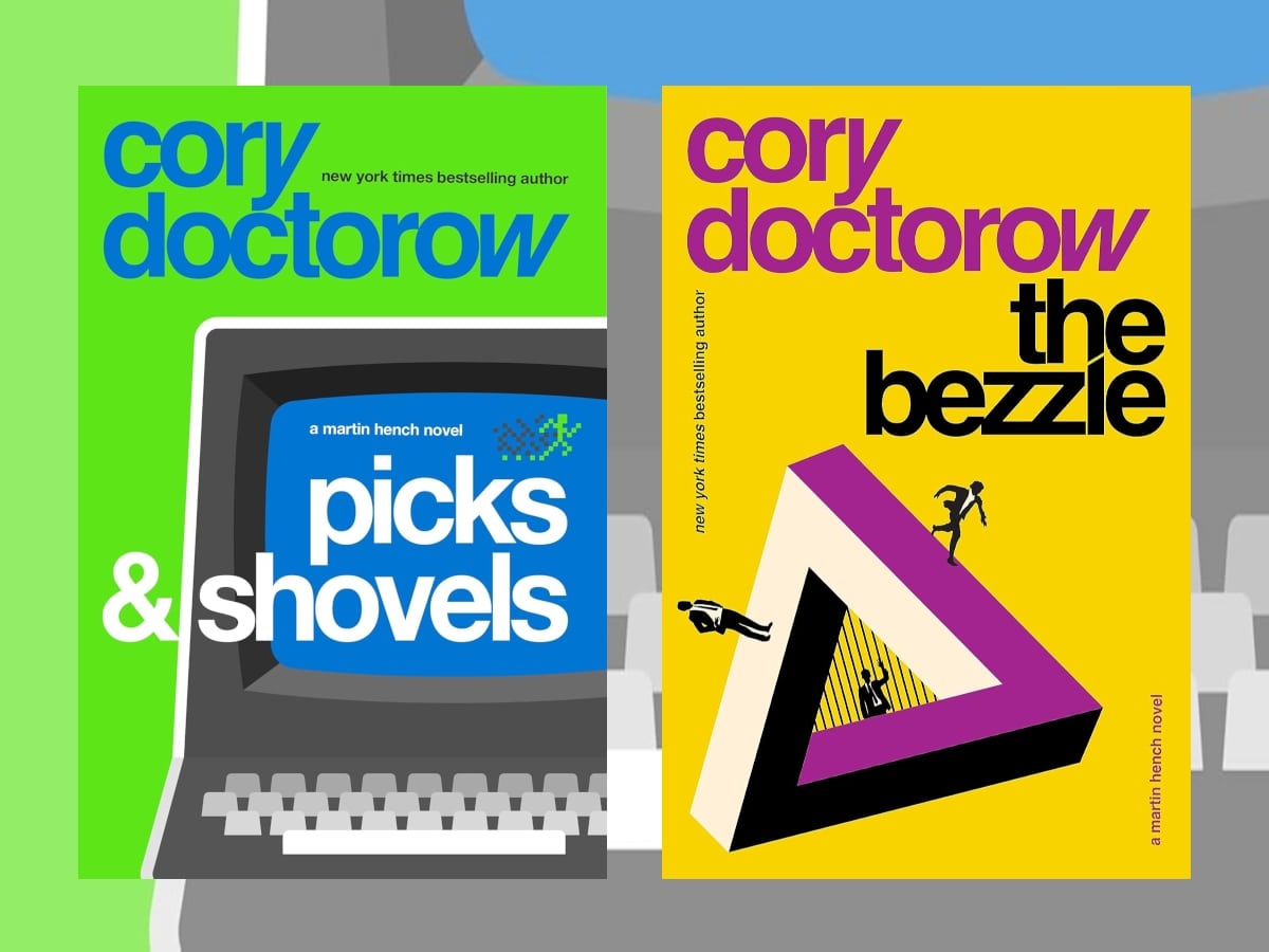 Picks and Shovels cover and The Bezzle Cover