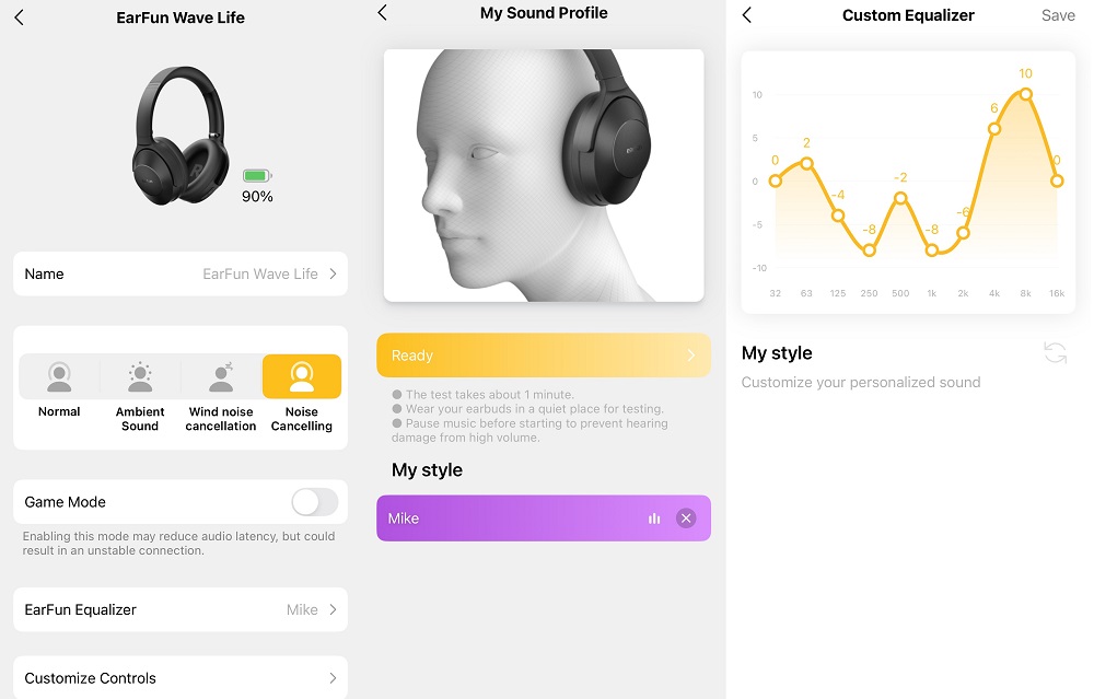 app screen shots