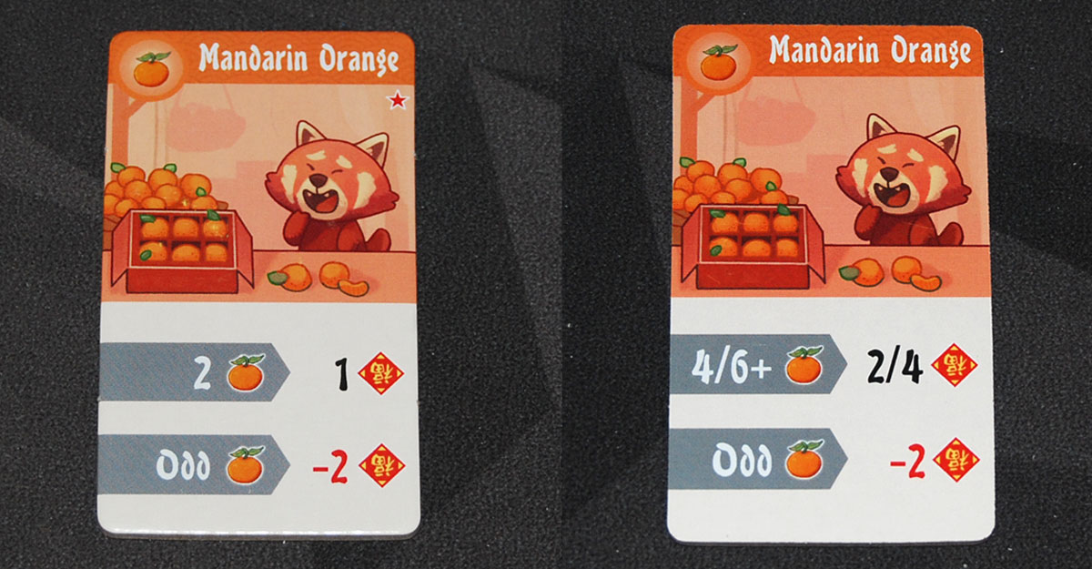 Fú: Festive Fortunes Mandarin Orange snack stall tile