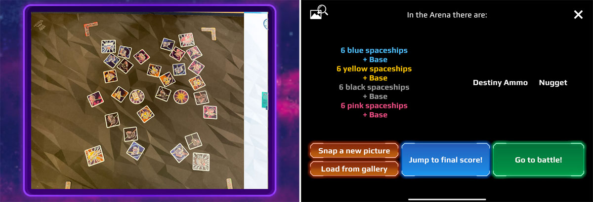 Light Speed: Arena scanning finished battle