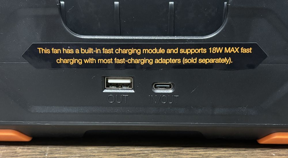 charging ports