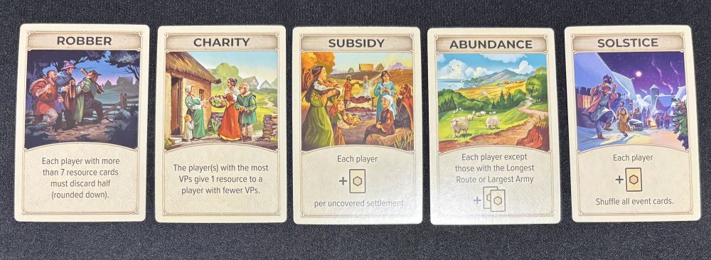 event cards