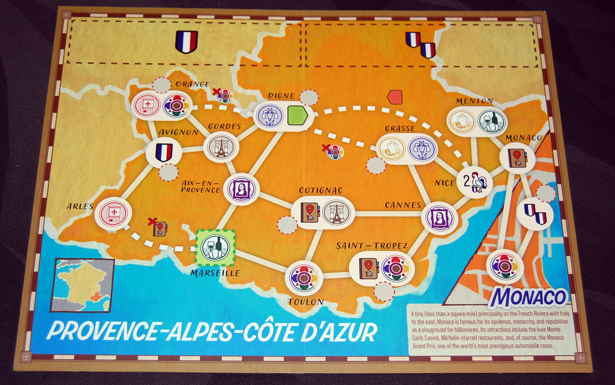 Let's Go! To France regional map
