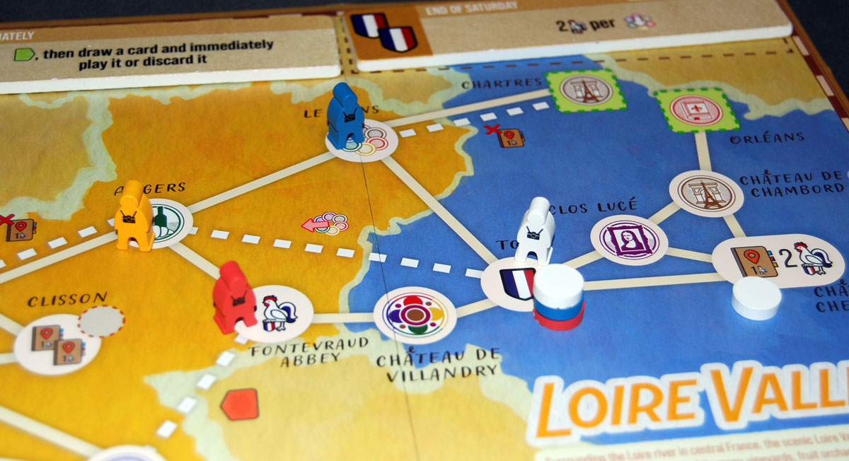 Let's Go! To France travelers on map