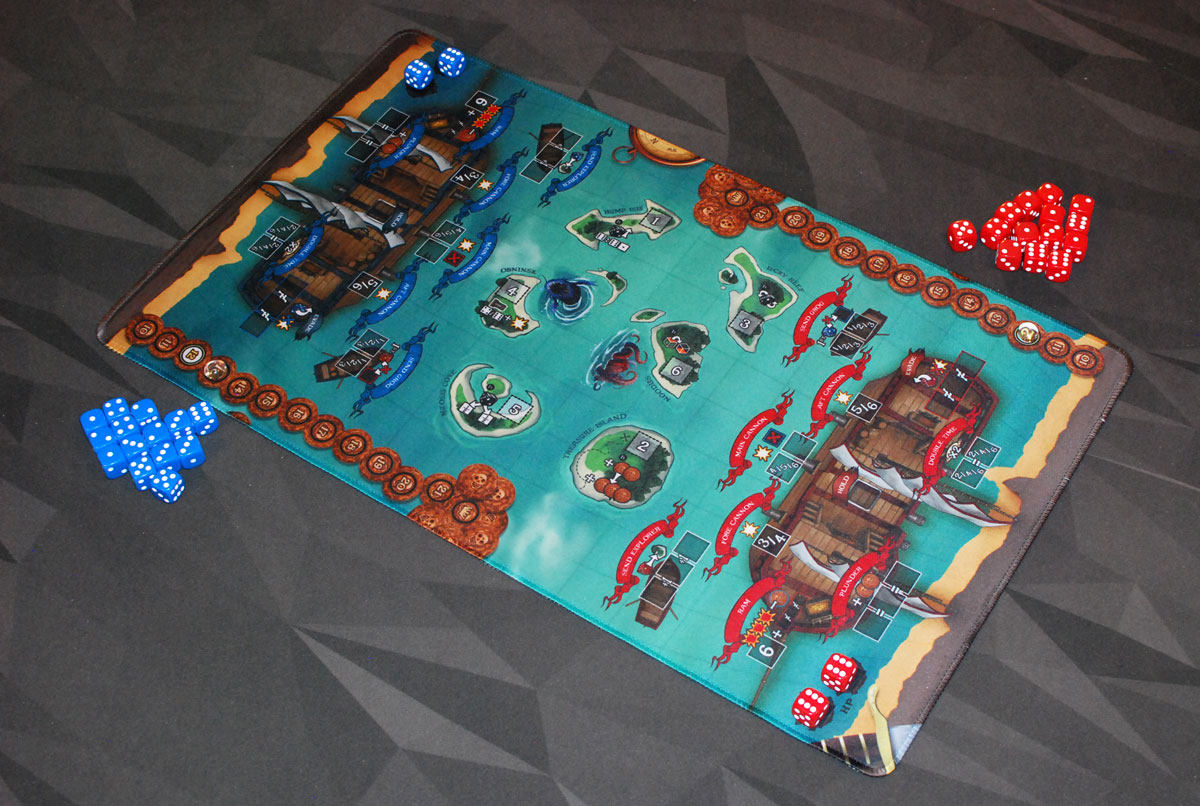 Six-Sided Seas setup