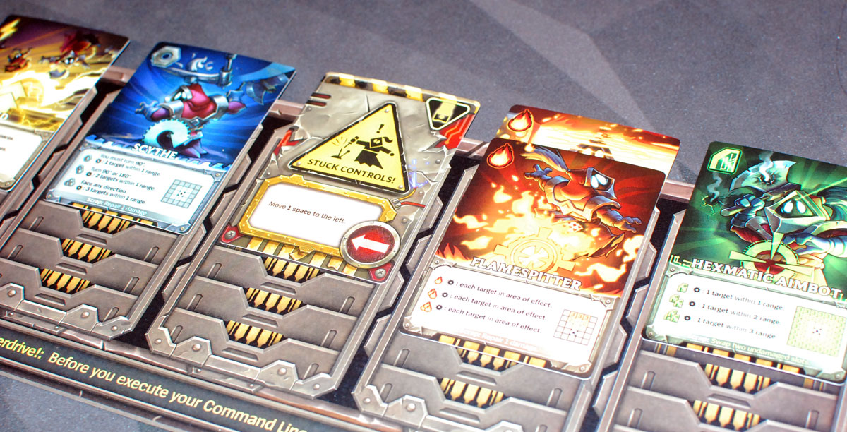 Mechs vs. Minions command board