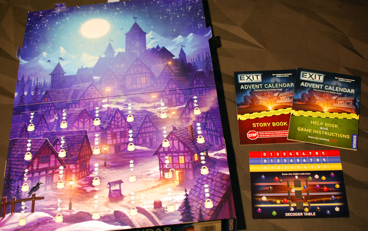 The Hunt for the Golden Book components