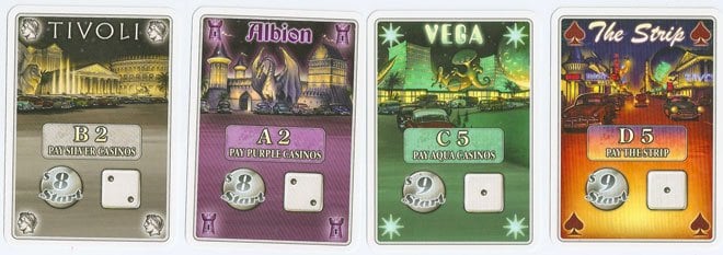Lords of Vegas card examples